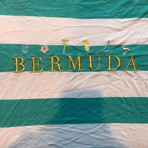 Urban Outfitters Striped BERMUDA Long Sleeve Top